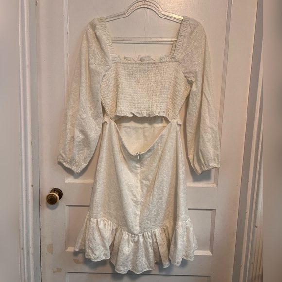 Veronica Beard Denise Dress in Off White $398 Bridal Formal Event Size 8 - Picture 4 of 6